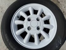 アルミホイール 　スズキ純正　ラパン　13インチ　13×4.00B　ET45　155/65R13　73S　100908JO_画像4