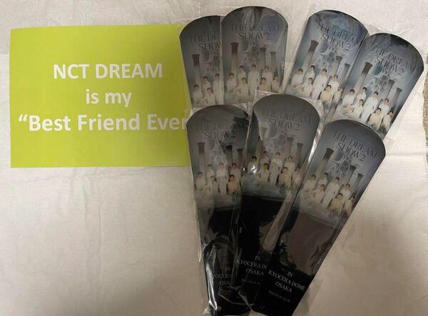 NCT DREAM DREAM SHOW2京セラ公演オーラス スローガン1枚 ハンドクラッカー7枚セット