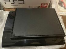 ★現状販売　美品　プレイステーション3 PS3本体 CECH-4000C ブラック コントローラー 箱説明書あり　HDDなし　送料無料★_画像3