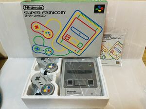 ★おそらく新品未使用　極上美品　無傷　任天堂 SFC スーパーファミコン　shvc-001 送料無料★