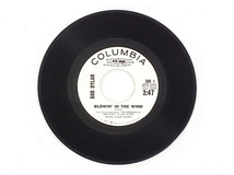 ￥1000スタート！★Bob Dylan / Blowin' In The Wind レコード 7inch プロモ盤 JZSP 75606★US盤 1963年_画像1