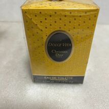 未使用保管品 Christian Dior ディオール ドルチェヴィータ オードトワレ 50ml 香水 フレグランス EDT PARIS_画像3