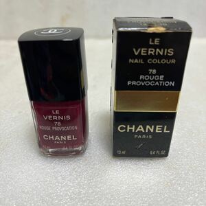 未使用保管品 CHANEL シャネル VERNIS ヴェルニ ネイルカラー　78 ROUGE PROVOCATION