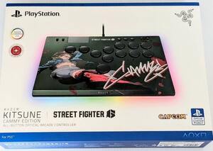 ＜新品＞ Razer Kitsune Cammy Edition PS5 & PC 薄型レバーレス アーケードコントローラー ストリートファイター6 アケコン キャミー