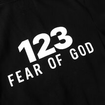 RRR-123 × FEAR OF GOD Hoodie フィアオブゴッドエッセンシャルズ 上着 パーカー ブラック 中古 M ■ JM A1_画像6