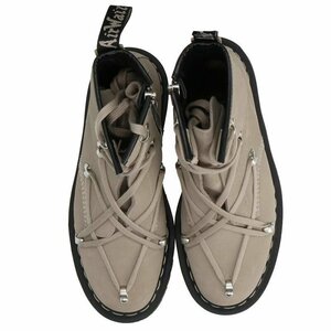 RICK OWENS × Dr.Martens リック・オウエンス × ドクターマーチン クワッドペント8 ホールブーツ 中古 EU42 グレー