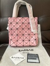 BAO BAO ISSEY MIYAKE バオバオ イッセイミヤケ ハンドバッグ ショルダーバッグ 中古 ■ ポリエステル ■ ライトピンク ■ JM A5_画像5