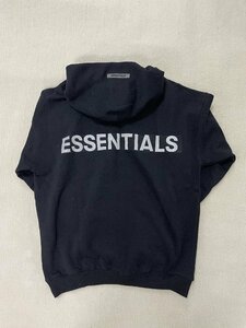 FEAR OF GOD フィアオブゴッド FOG Essentials エッセンシャルズ 上着 パーカー ブラック 中古 Ｍ JM A5