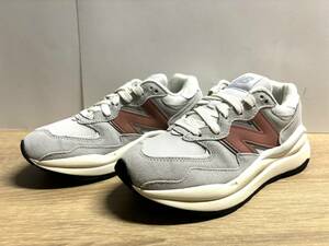 未使用ニューバランス W5740SLC B グレー/ピンク 24.5cm new balance