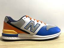 未使用 ニューバランス 23.5cm ゴルフシューズ UGS996BO D ブルー/オレンジ new balance_画像2