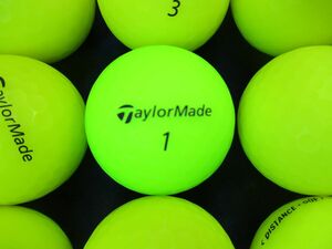 8460【特A級】テーラーメイド Taylor Made DISTANCE SOFT ◇マットカラーライム/イエロー◇ 30個