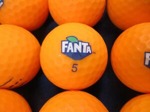 8600【お買得●】FANTA ◇マットカラーオレンジボール◇ 30個