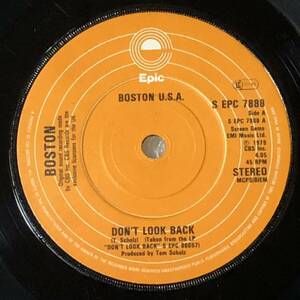 Boston / Don't Look Back / More Than A Feeling / Smokin' UK Orig 7' EP