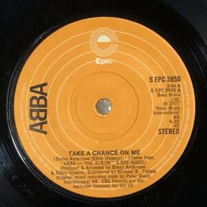 Take A Chance On Me UK Orig 7' Single 