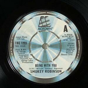 Smokey Robinson / Being With You UK Orig 7' Single