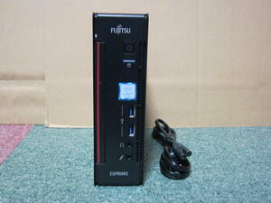 ③FUJITSU ESPRIMO Q556/R 中古 Win10Pro/Core i3 7100T/4GB/SSD256GB 小型PC