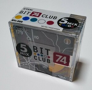 【新品MDディスク】TDK BIT CLUB デジタル性能に優れる高品質ディスク＆耐熱・高精度シェル 5枚入りパック 1個 未開封品 希少　☆☆☆