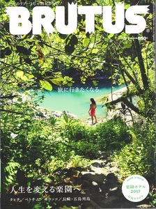 雑誌BRUTUS/ブルータス No.845(2017.5/1)★旅に行きたくなる〜人生を変える楽園へ。★タヒチ/ベトナム/モロッコ/長崎・五島列島/ホテル★