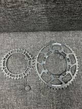 ROTOR ローター Q-RING Q-RINGS 50T-34T 110PCD チェーンリング　楕円　中古品_画像1