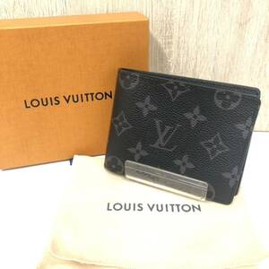 箱付き★【LOUIS VUITTON】ルイヴィトン★財布 ポルトフォイユ・ミュルティプル モノグラム エクリプス 札入れ カードケース M61695 11