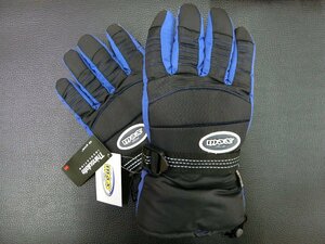 訳アリ 未使用 FS マックス MAX bikers 防寒グローブ ロイヤルブルー フリーサイズ シンサレート Thinsulate 管理No.39377