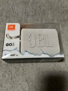 送料無料！新品未開封正規品 JBL GO3 Bluetoothスピーカー USB C充電IP67防塵防水パッシブラジエーター搭載ポータブル 白 JBLGO3WHT
