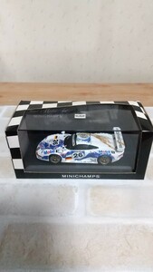 1/43.MINICHAMPS ミニチャンプス.Porsche.ポルシェ 911GT1.Le Mans-1996.#26号車.タイヤゆ着現状品.画像確認.商品説明.自己紹介必読下さい