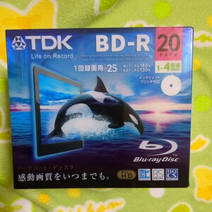 録画用BD-R 4倍速 20枚 BRV25PWB20A　新品未開封