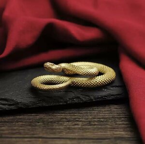 LHH556★真鍮のヘビ 蛇 スネーク ヘビ 巳 ミニチュア 銅 真鍮 雑貨 インテリア アンティーク 置物 小物 装飾