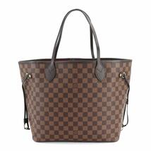 未使用 展示品 ルイ ヴィトン LOUIS VUITTON ダミエ ネヴァーフル MM トート バッグ エベヌ スリーズ N41358 RFID ゴールド 金具 90213107_画像2