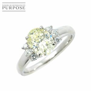 リング 16号 ダイヤ 2.025ct LY/VS2 0.26ct Pt プラチナ 指輪 Diamond Ring【ソーティング付き】 90195143