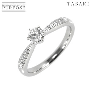 Tasaki Tasaki Tasaki Pierce Diamond 0,26CT/0,06CT H/VS2/3EX № 10 Кольцо PT Платиновое кольцо бриллиантовое кольцо [с оценкой] 90203899