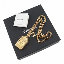 未使用 展示品 シャネル CHANEL 扉モチーフ ココマーク ネックレス ゴールド B22A AB8653 アクセサリー 90198468_画像7