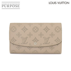 未使用 展示品 ルイ ヴィトン LOUIS VUITTON マヒナ ポルトフォイユ イリス 二つ折り 長財布 レザー ガレ M60144 Iris Wallet 90213174