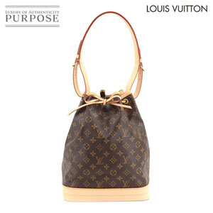 未使用 展示品 ルイ ヴィトン LOUIS VUITTON モノグラム ノエ ショルダー バッグ ブラウン M42224 ゴールド 金具 Monogram Noe 90215106