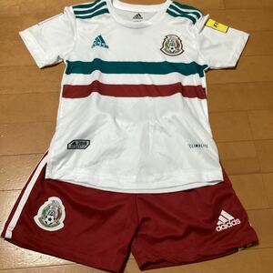 adidas メキシコ　ユニフォーム上下セット　キッズ　子ども　128 ワールドカップ2018