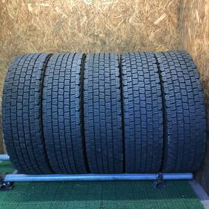 DUNLOP　DECTES　SP081　225/90R17.5　127/125L　極上バリ山5本価格　X-230　福岡　★引き取り大歓迎★21年製★早めの冬支度★即決品★