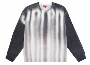 23aw Supreme Blurred Logo Sweater black s small セーター ニット シュプリーム ブラック 新品未使用 2023 