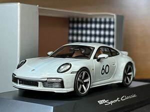 1/43 特注 スパーク ポルシェ 911 992 スポーツクラシック グレー 1:43 Spark Porsche 911 992 Sport Classic 2022 sport classic grey