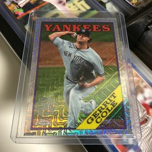 Gerrit Cole 2023 Topps series 2 2t88c-18 mojo refractor Yankees