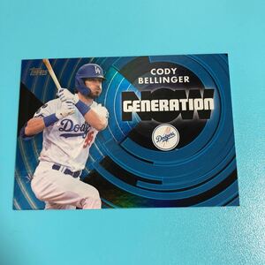 Cody Bellinger 2022 Topps Series1 #GN-17 Generation Now Blue Color Match Dodgers Cubs