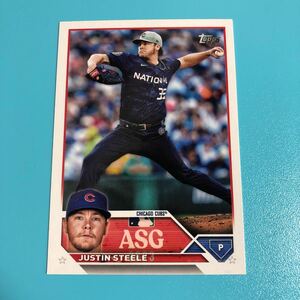 Justin Steele 2023 Topps Update #ASG-37 2023 All-Star Game Insert Chicago Cubs