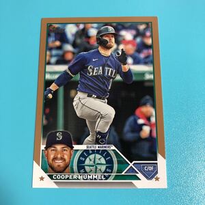 Cooper Hummel 2023 Topps Update #US295 Gold Parallel /2023 Mariners