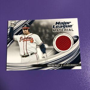 Austin Riley 2023 Topps Update Major League materials Relic #MLM-ARI （Red）Braves