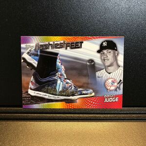 Aaron Judge 2022 Topps Series 1 Flashiest Feet #FF-11 Yankees