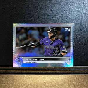 Trevor Story 2022 Topps Series 1 #260 Rainbow Foil Rockies Red Sox