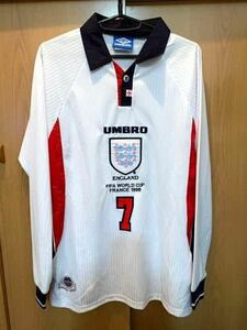 WC 1998 イングランド代表 ユニフォーム ベッカム 