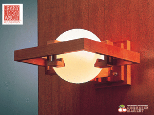 ◆展示品◆ Frank Lloyd Wright フランクロイドライト ROBIE 1 ロビー 1 ブラケット照明 ウォールランプ チェリー B2325 ヤマギワ 7万