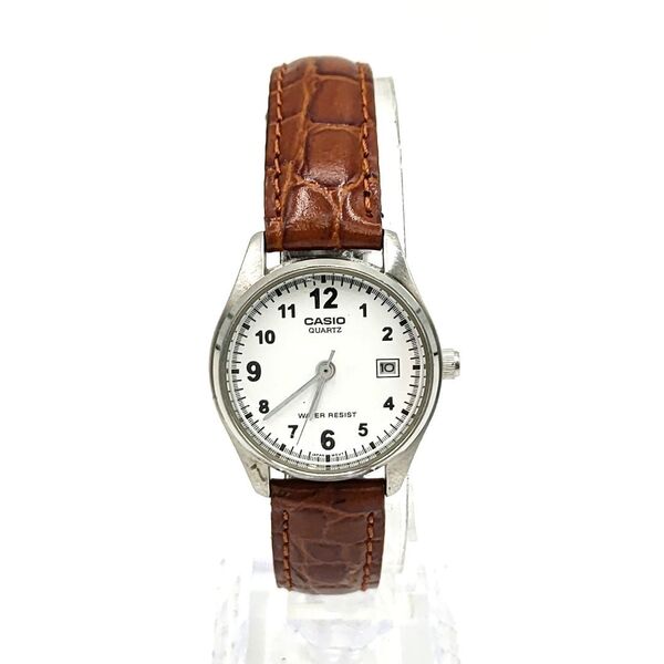 【電池切れ】CASIO カシオ レディース腕時計 LTP-1175 レザーベルト アナログ ケース:2.4