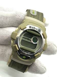 【電池切れ】CASIO カシオ BABY-G ベビージー G-LIDE クォーツ 腕時計 デジタル文字盤 カーキ系 ユニセックス BGX-180